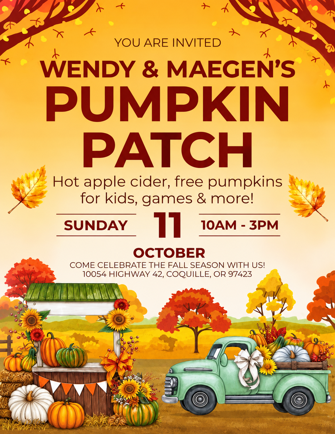 pumpkin patch flyer